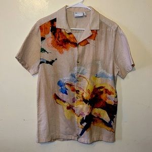 Abstract Button Down Shirt